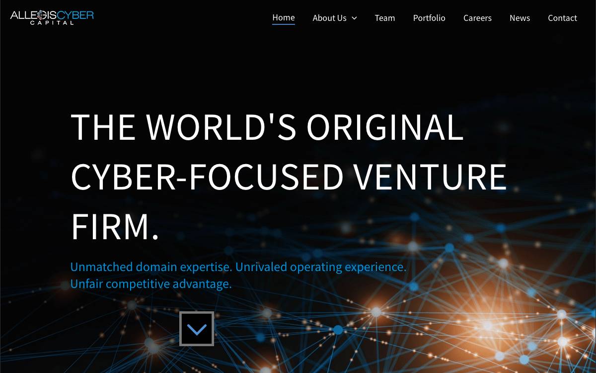 AllegisCyber Capital website preview