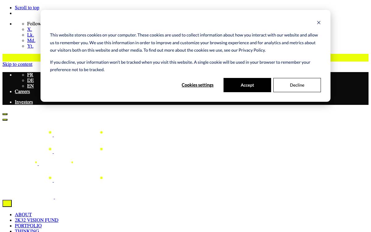 Allegory Capital website preview