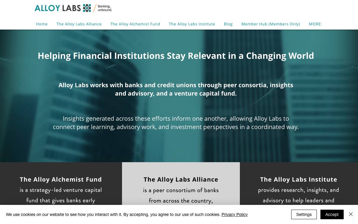 Alloy Labs website preview