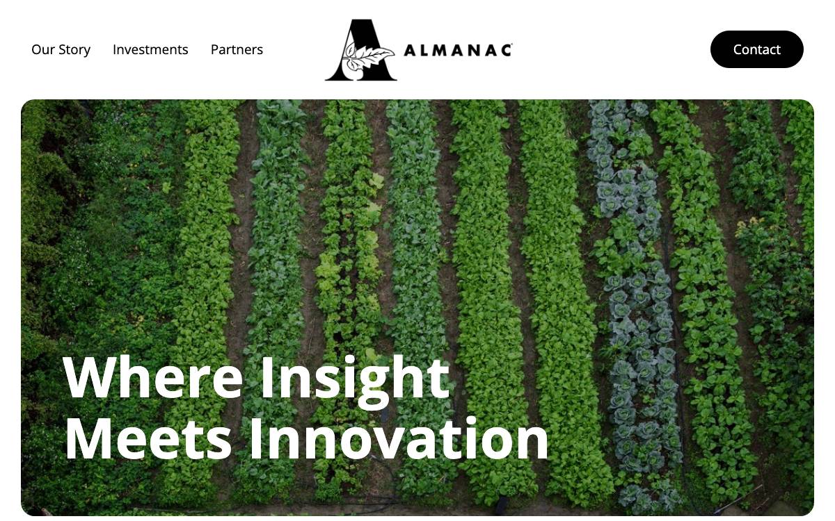 Almanac Insights website preview
