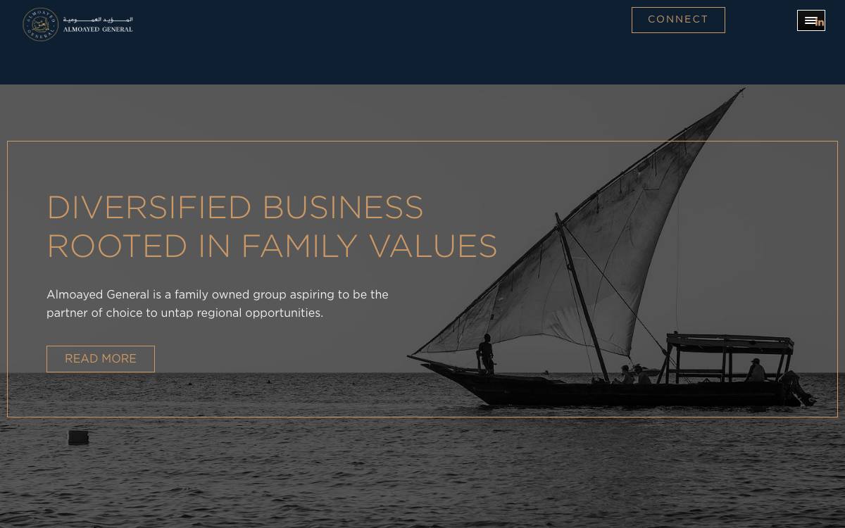 Almoayed Ventures website preview