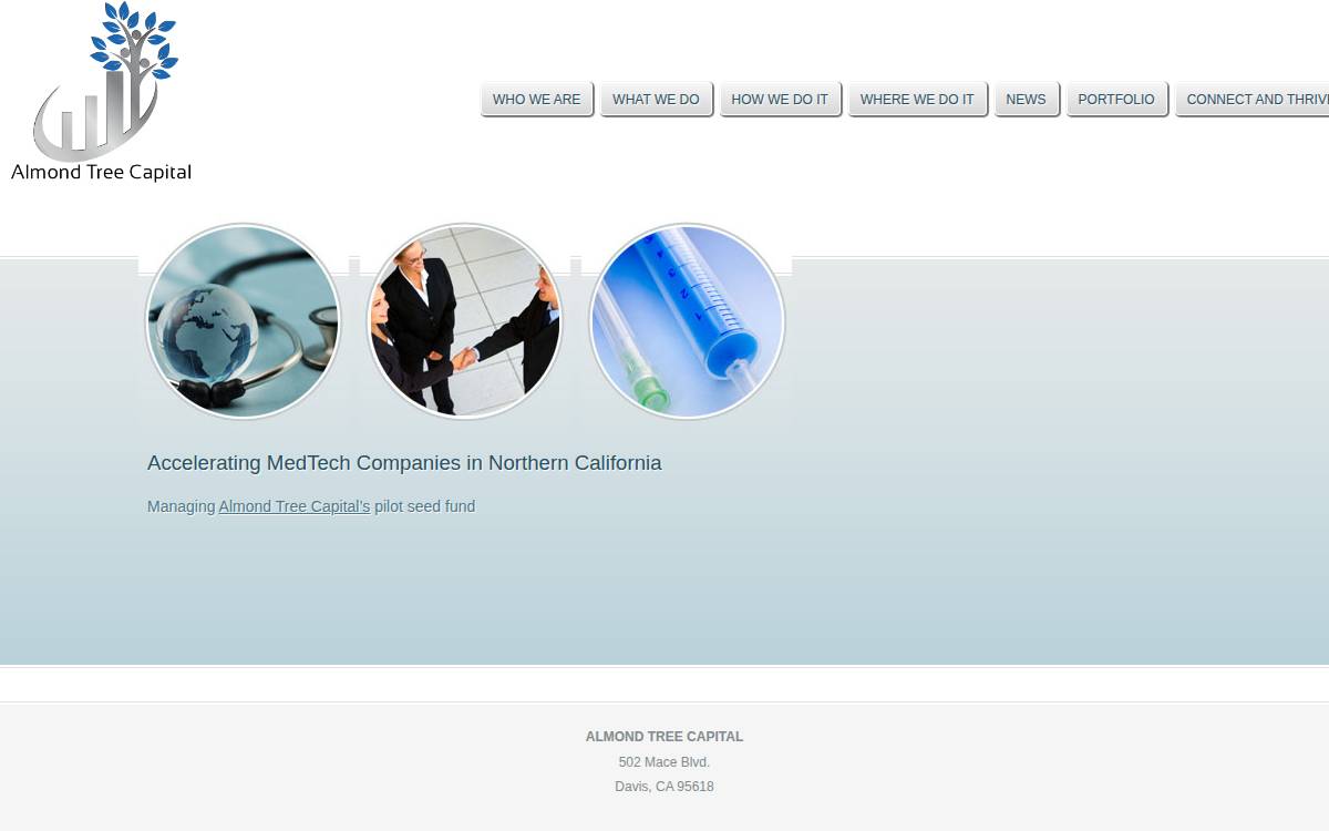 Almond Tree Capital website preview