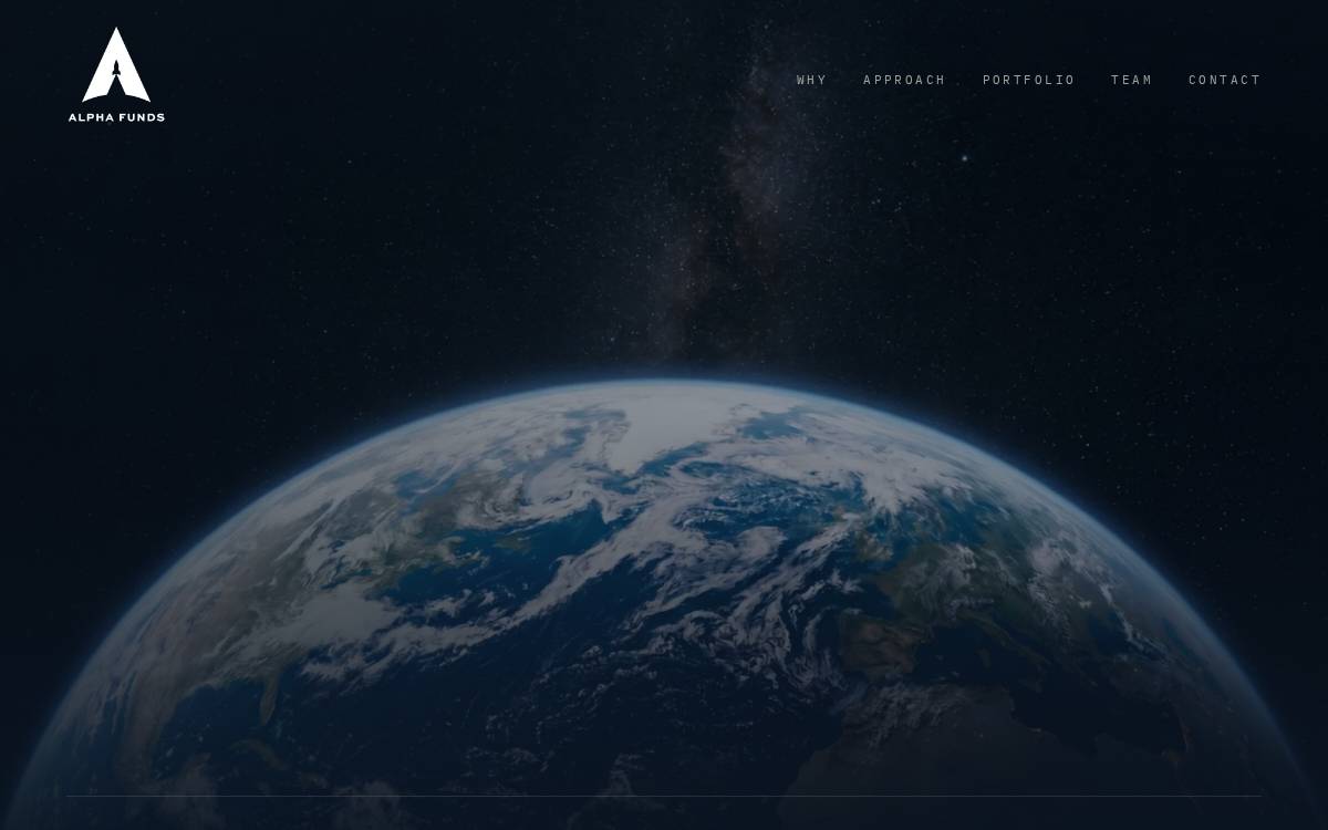 Alpha Funds website preview