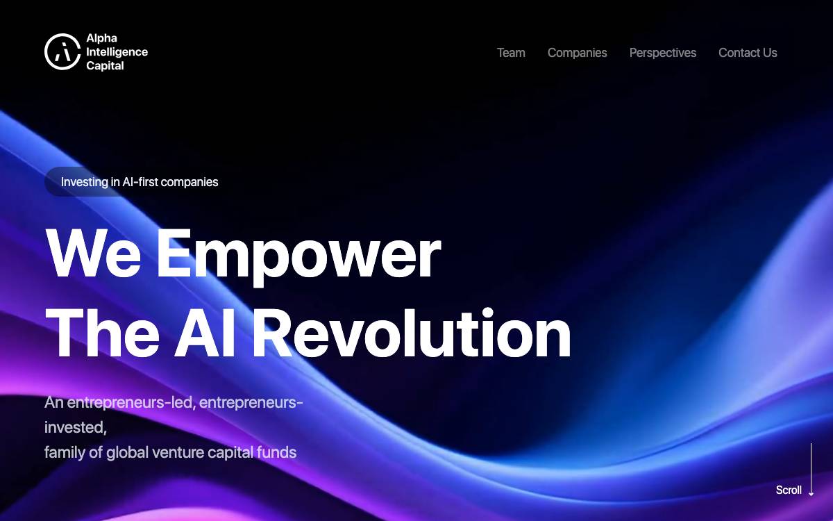 Alpha Intelligence Capital website preview