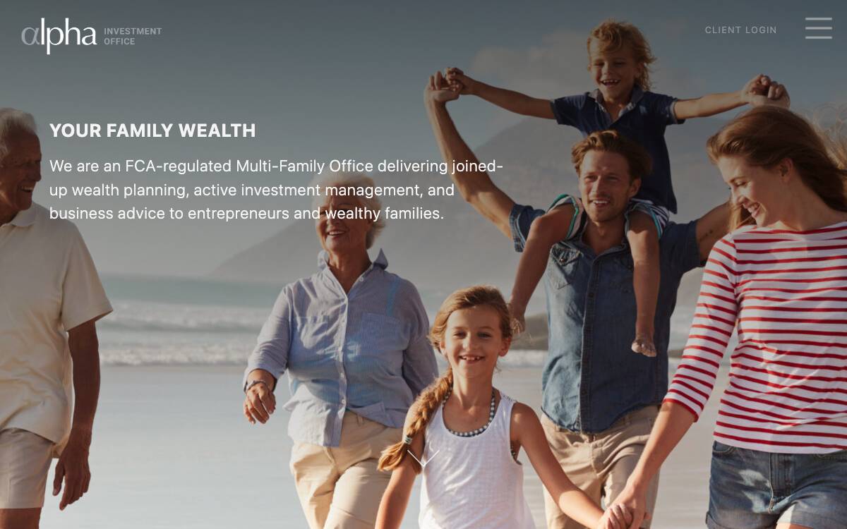 Alpha Investment Office (AlphaIO) website preview