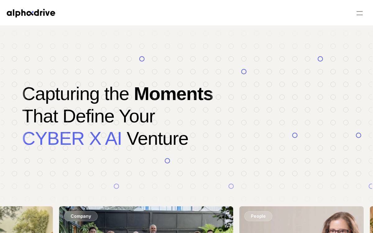 AlphaDrive website preview