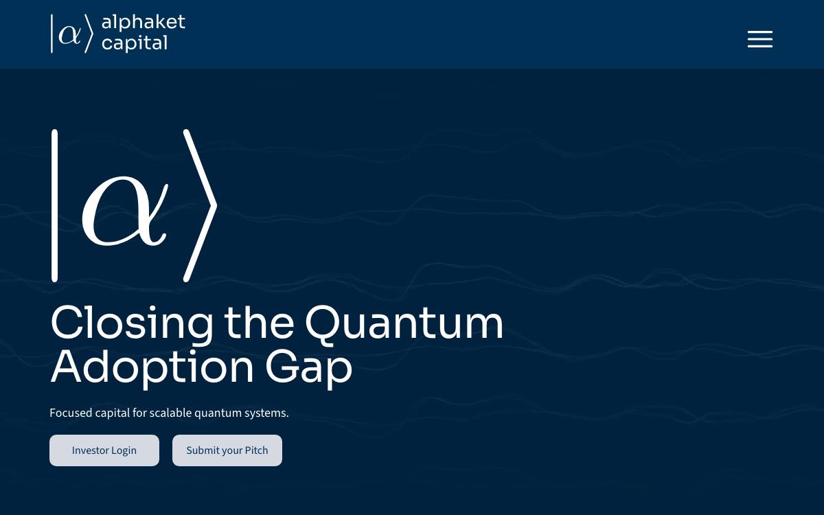 Alphaket Capital website preview