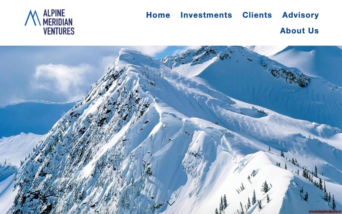 Alpine Meridian website preview