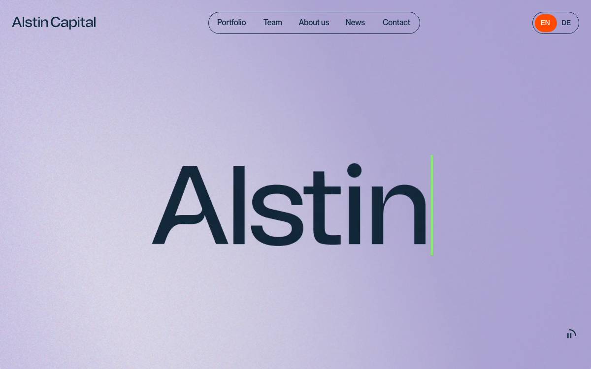 Alstin Capital website preview
