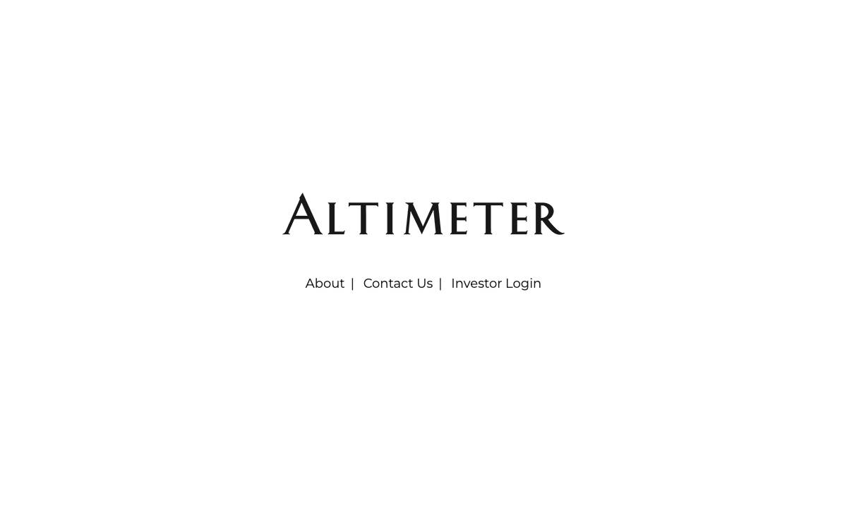 Altimeter Capital website preview