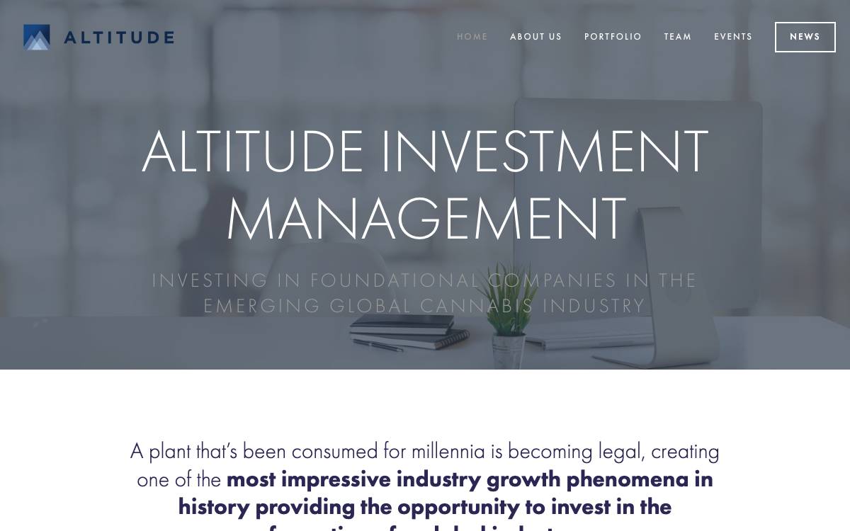 Altitude Investment Management website preview