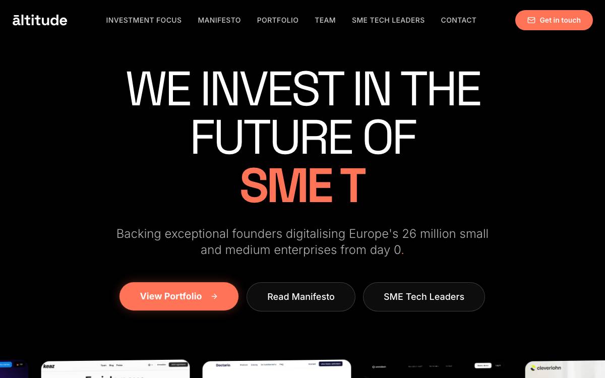 āltitude website preview