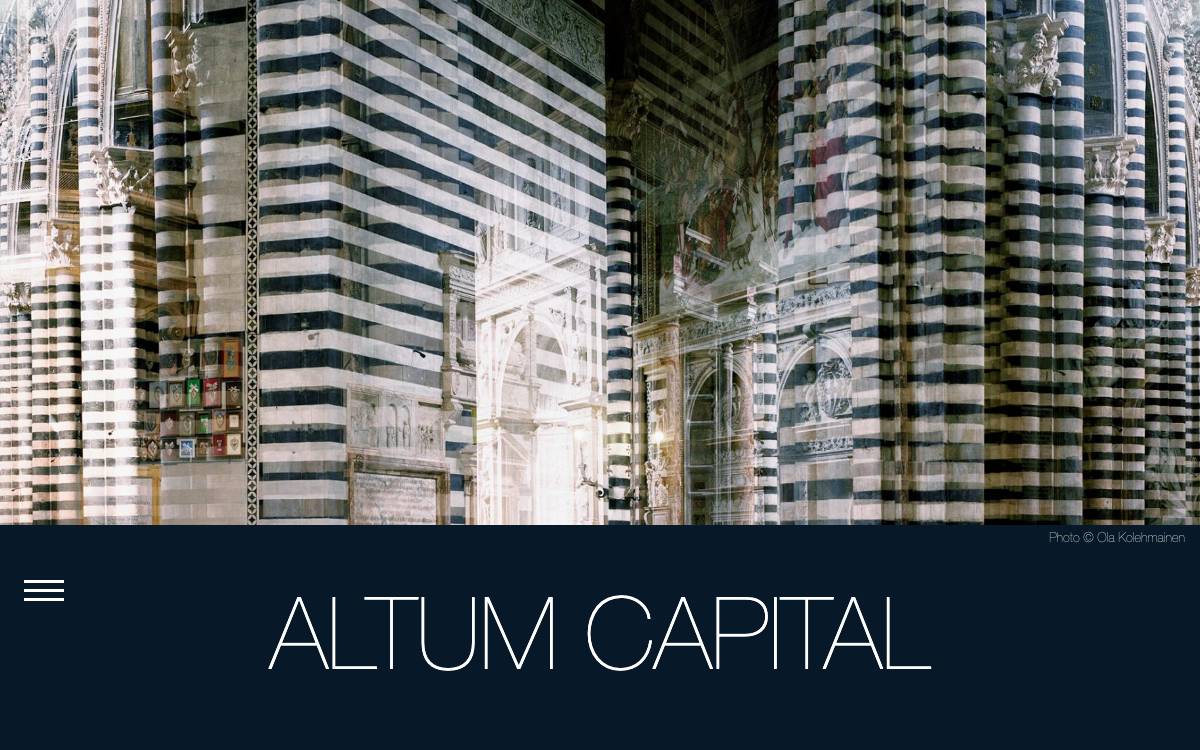 Altum Capital website preview