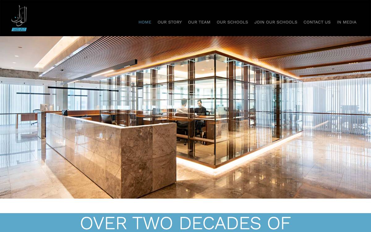 AlWazzan Education website preview