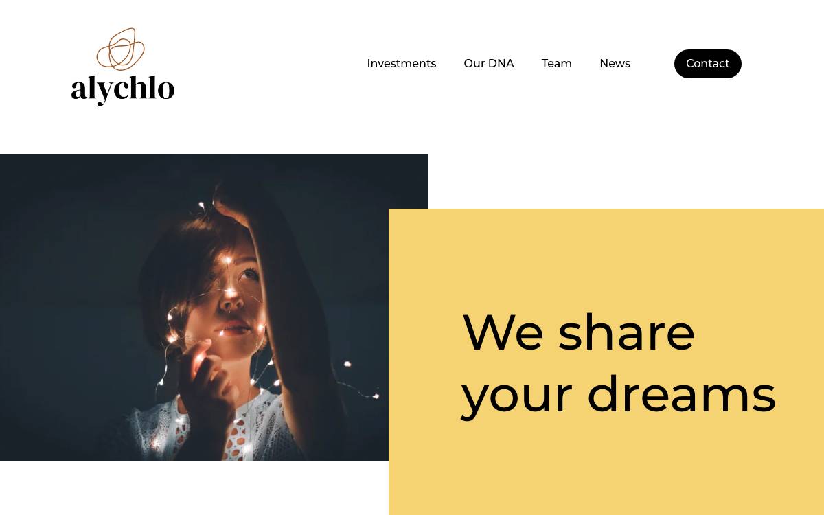 Alychlo website preview