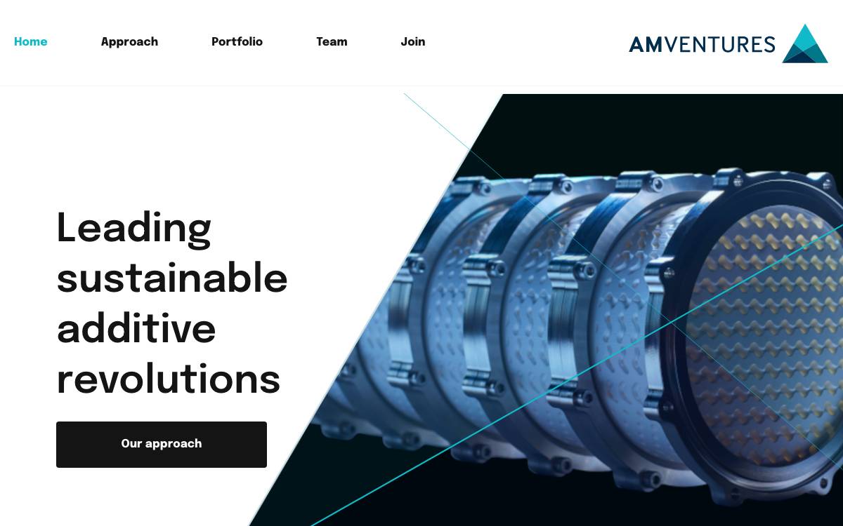 AM Ventures website preview