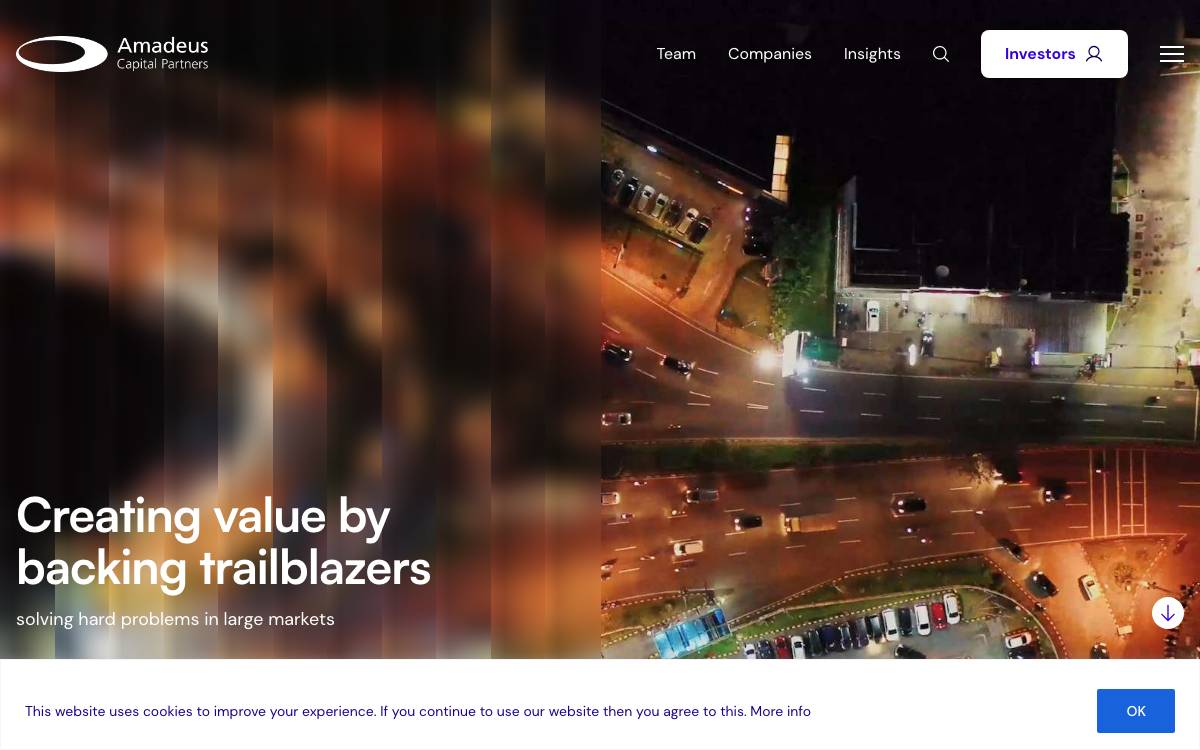 Amadeus Capital Partners website preview