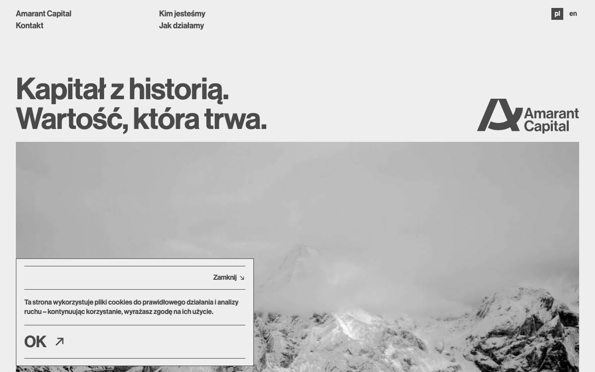 Amarant Capital website preview