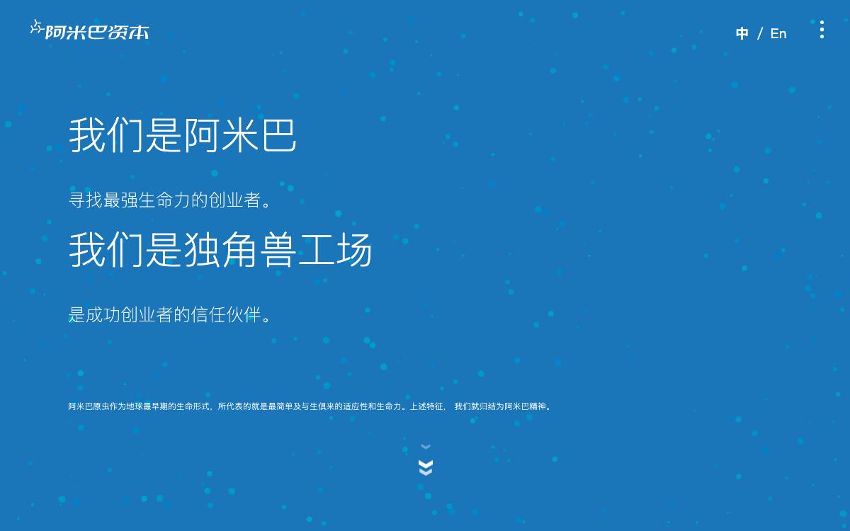 Ameba Capital website preview