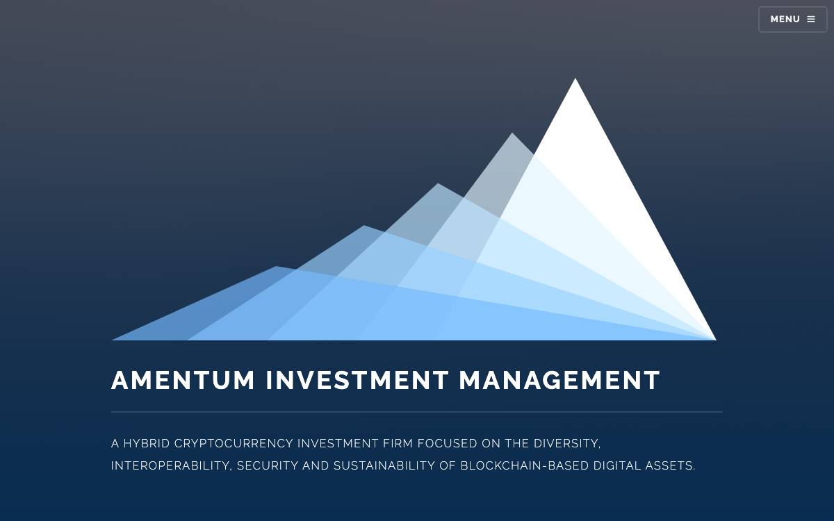 Amentum Investment Management website preview