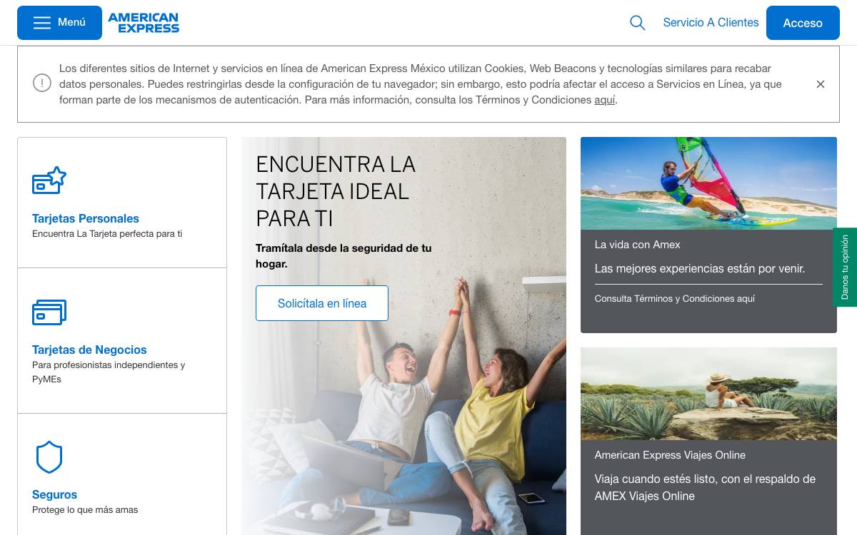 American Express Ventures (Amex) website preview