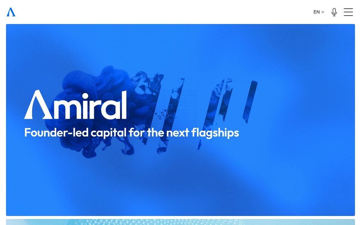 Amiral Ventures website preview