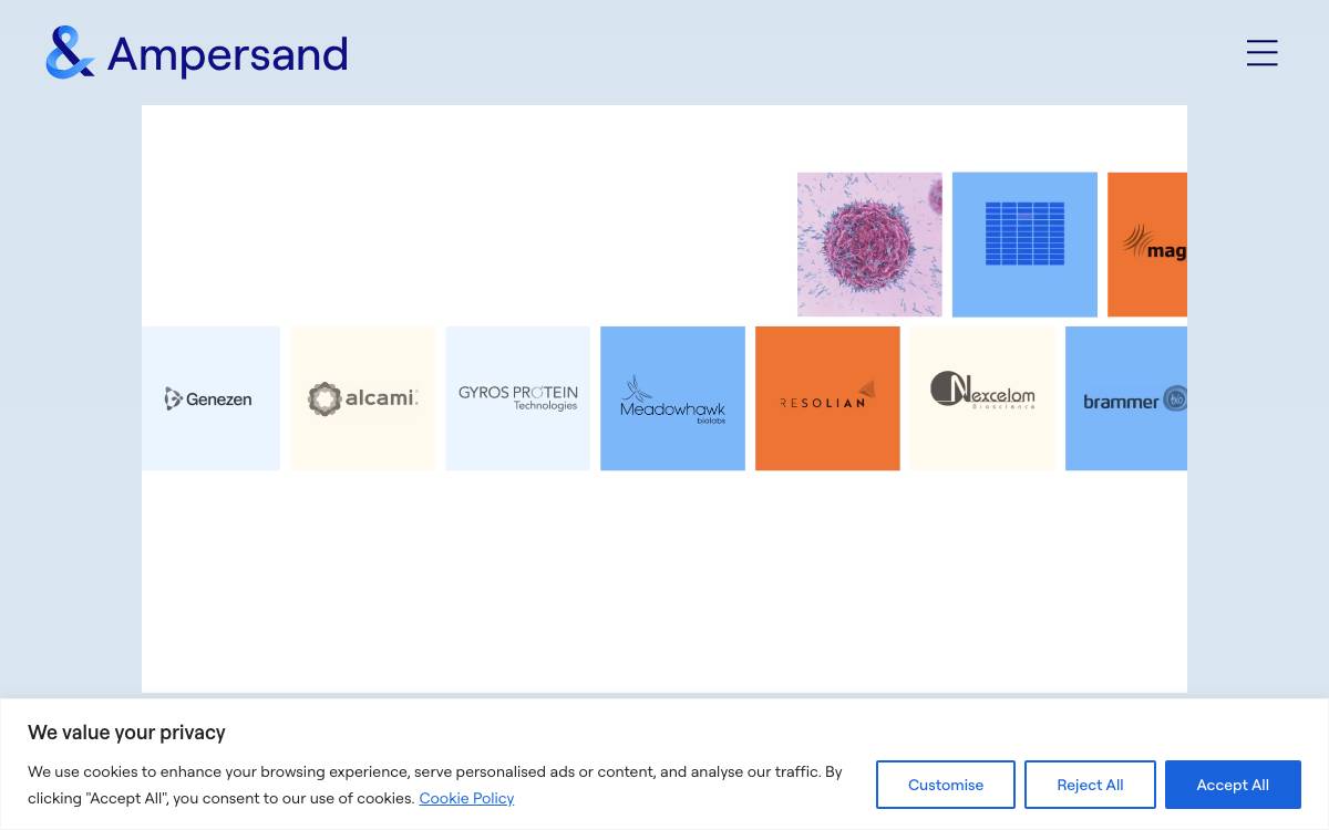 Ampersand website preview