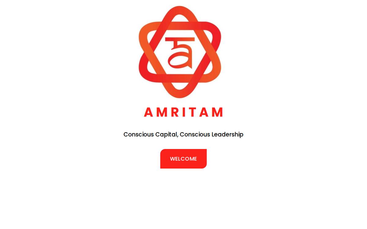 Amritam Holdings website preview
