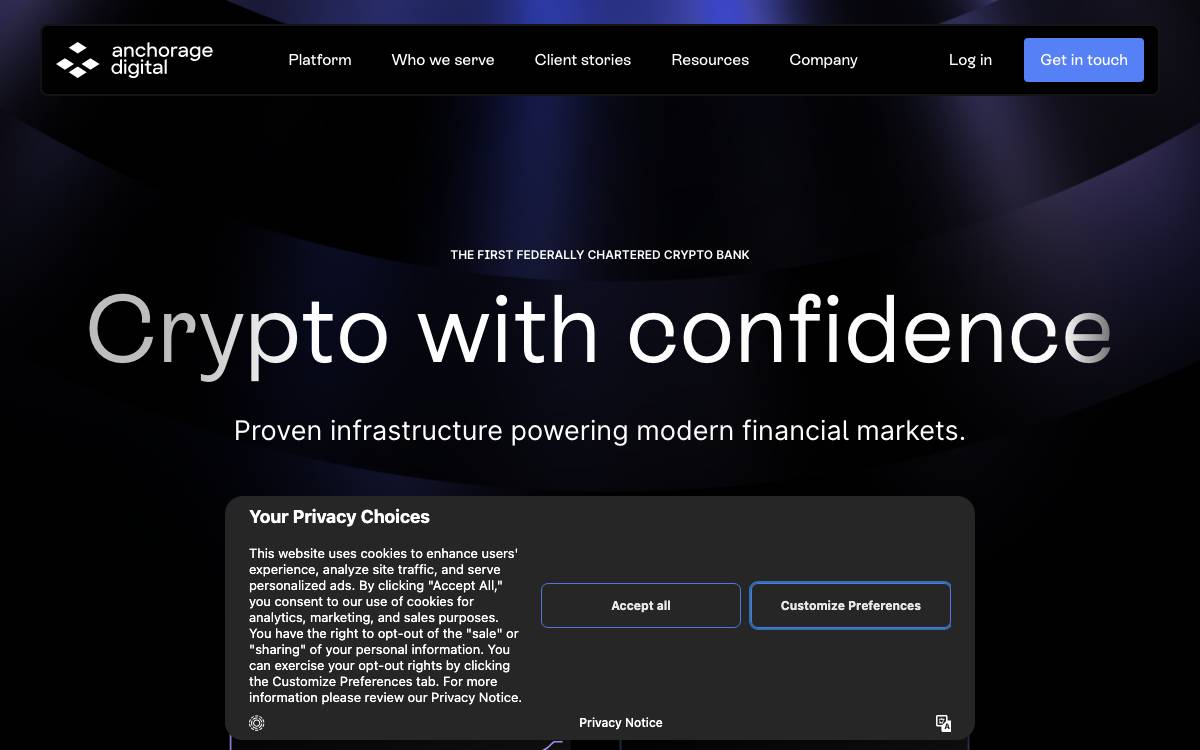 Anchorage Digital website preview