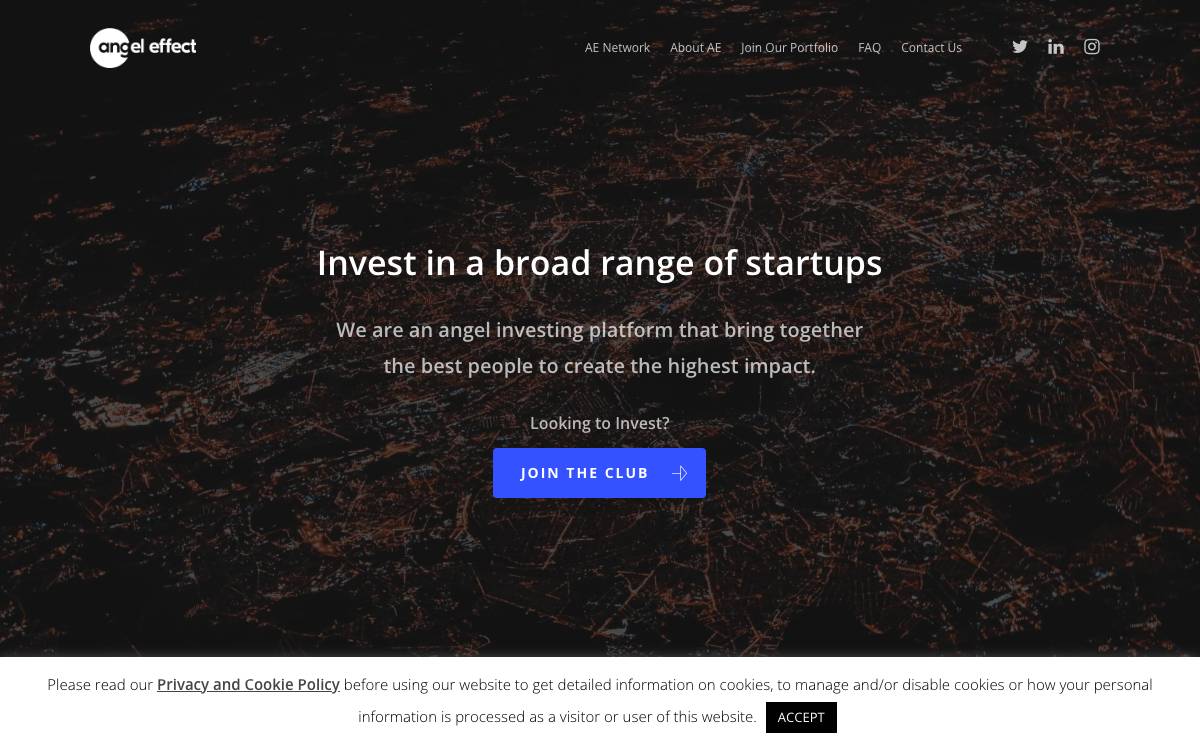 Angel Effect website preview