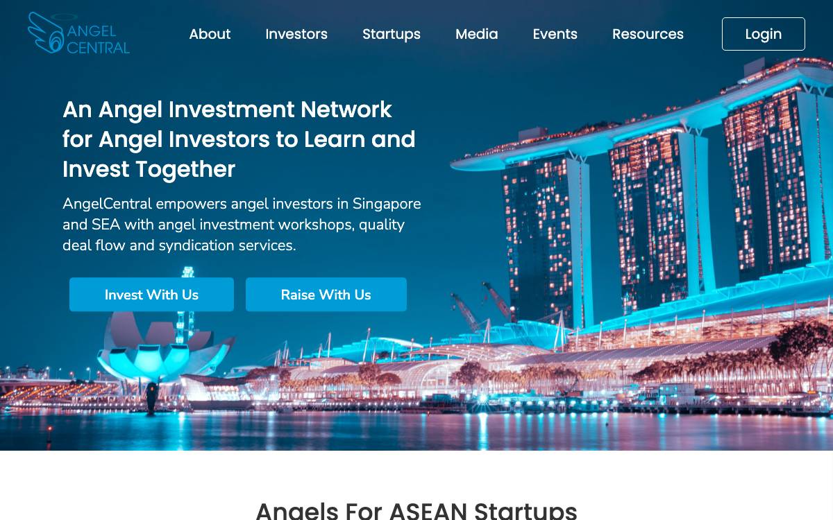 AngelCentral website preview