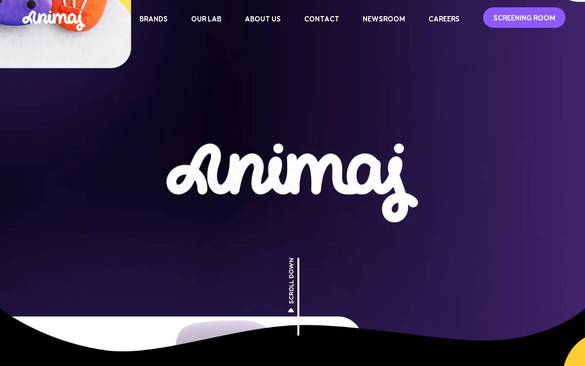 Animaj website preview