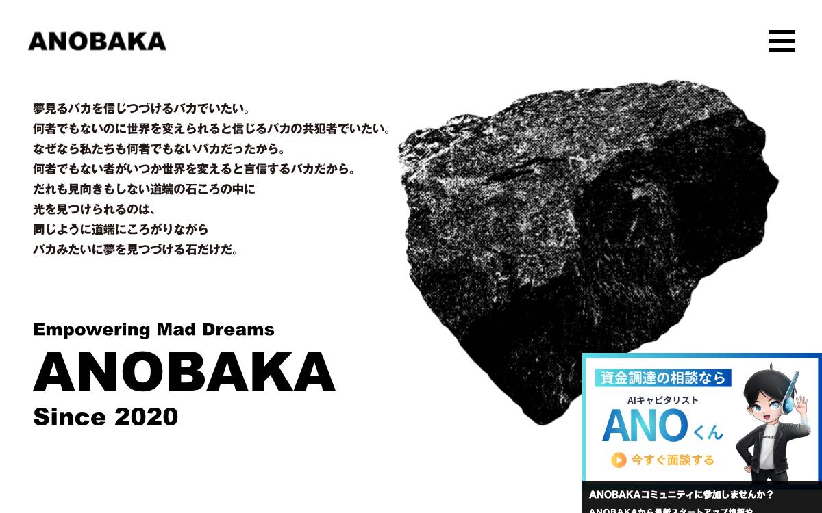 ANOBAKA website preview