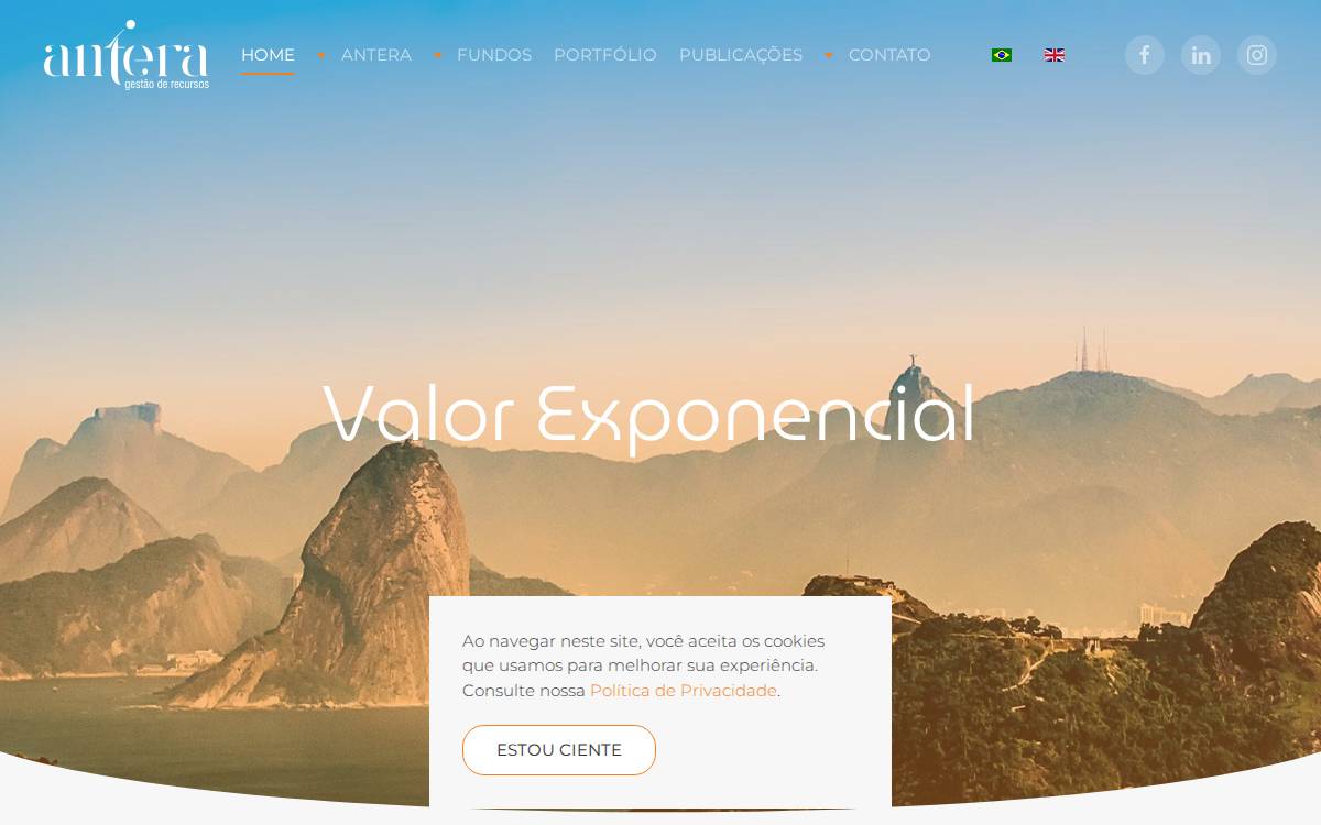 Antera Gestão de Recursos website preview