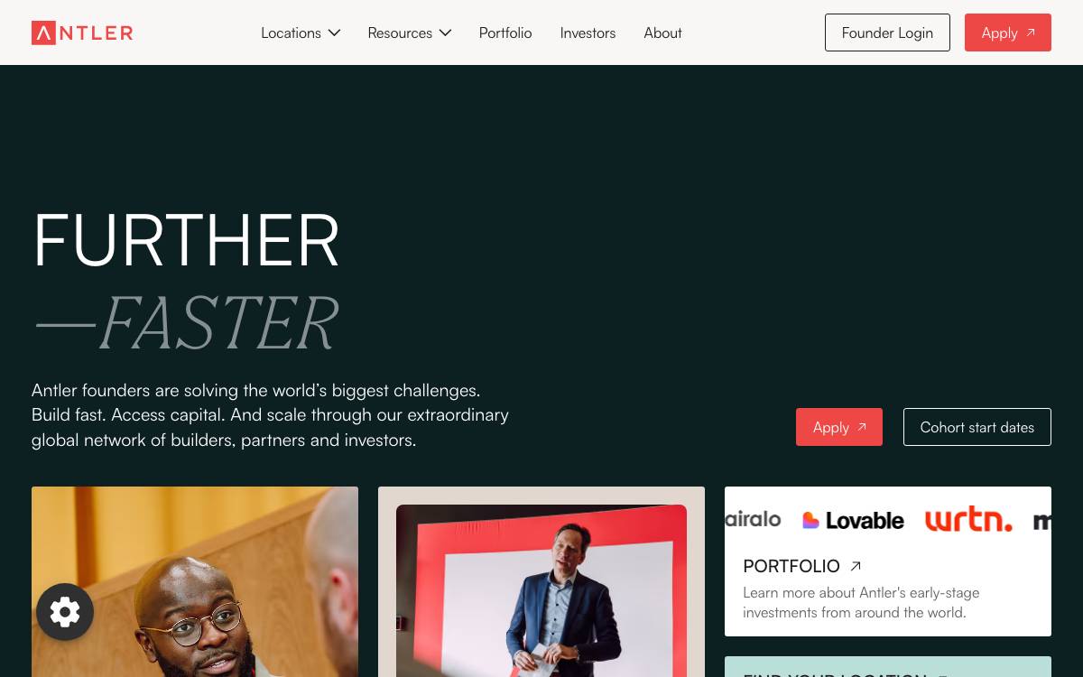 Antler website preview