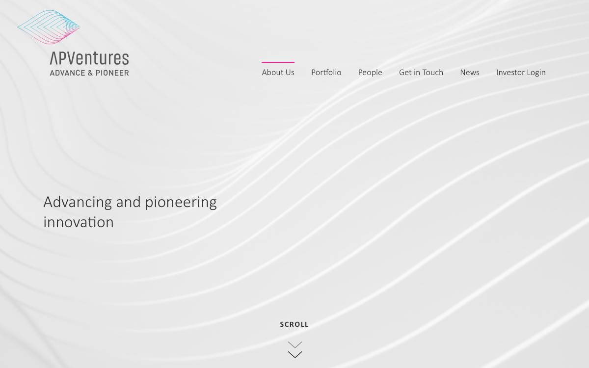 AP Ventures website preview