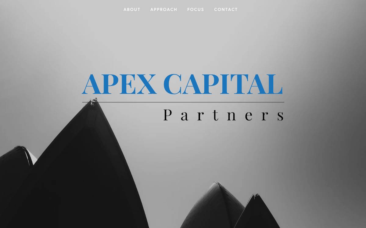 Apex Capital Partners website preview