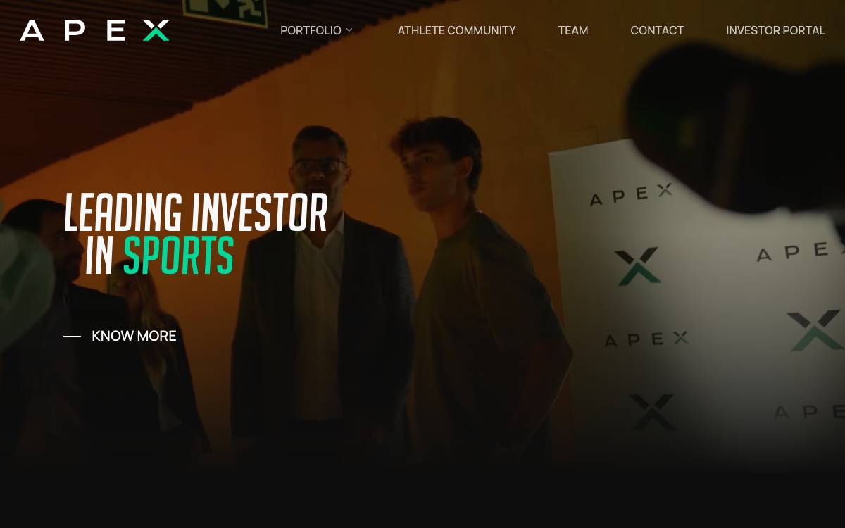 Apex Capital website preview