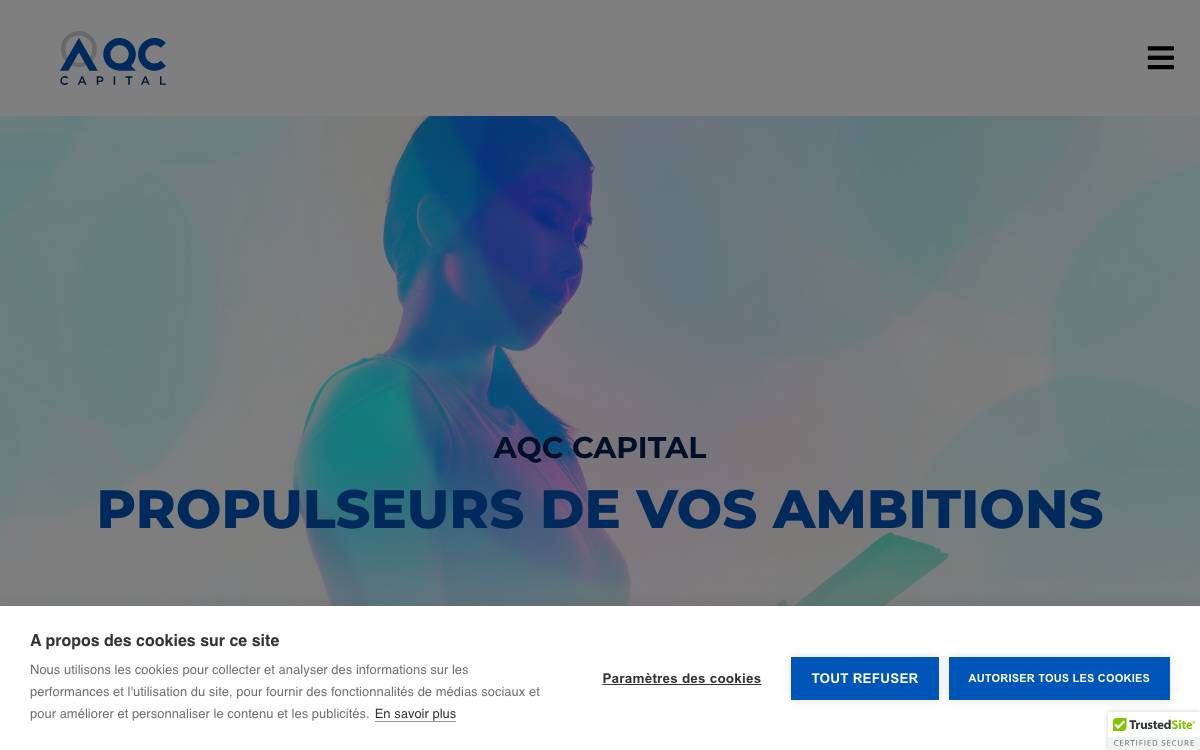 AQC Capital website preview