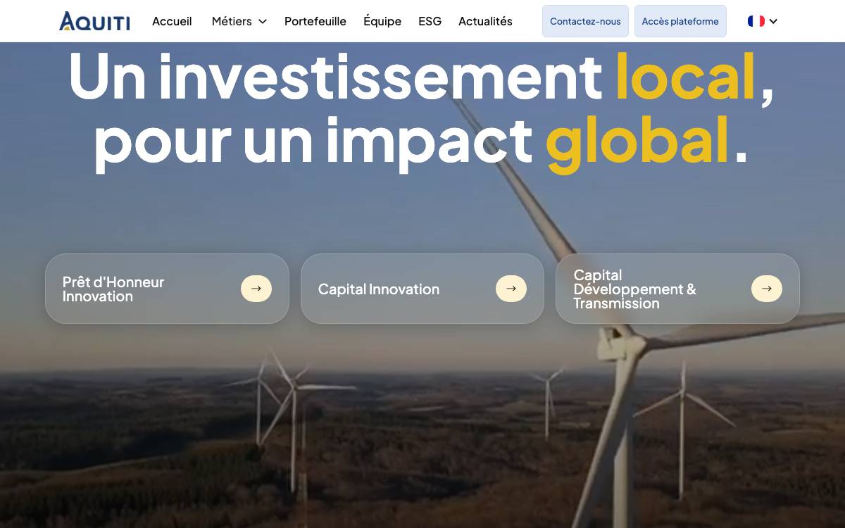 AQUITI Gestion website preview