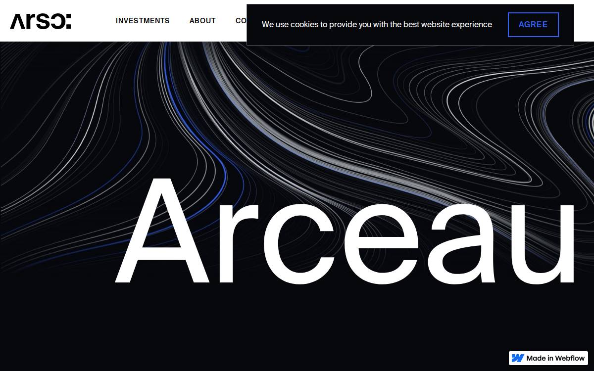 Arceau website preview