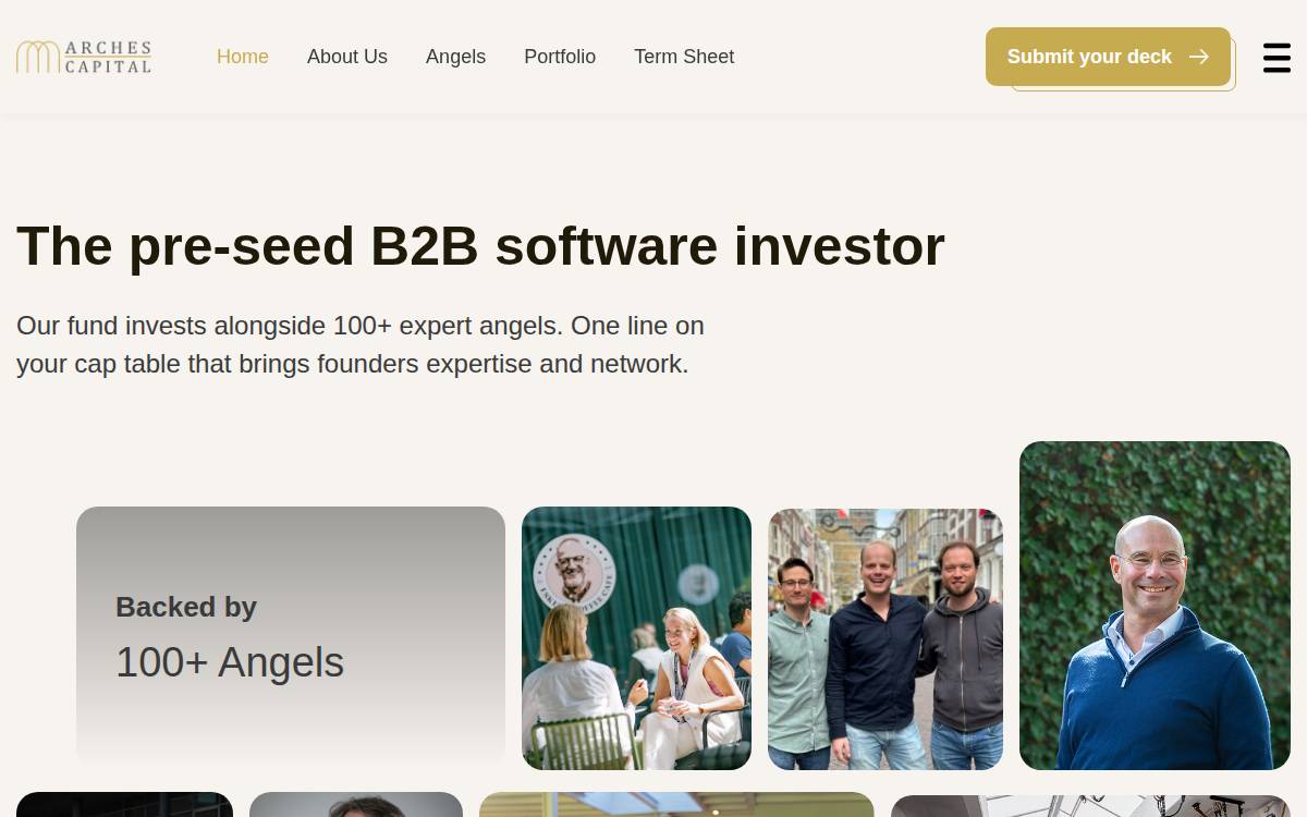 Arches Capital website preview