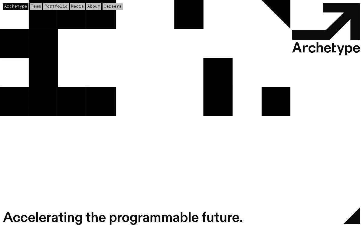 Archetype website preview