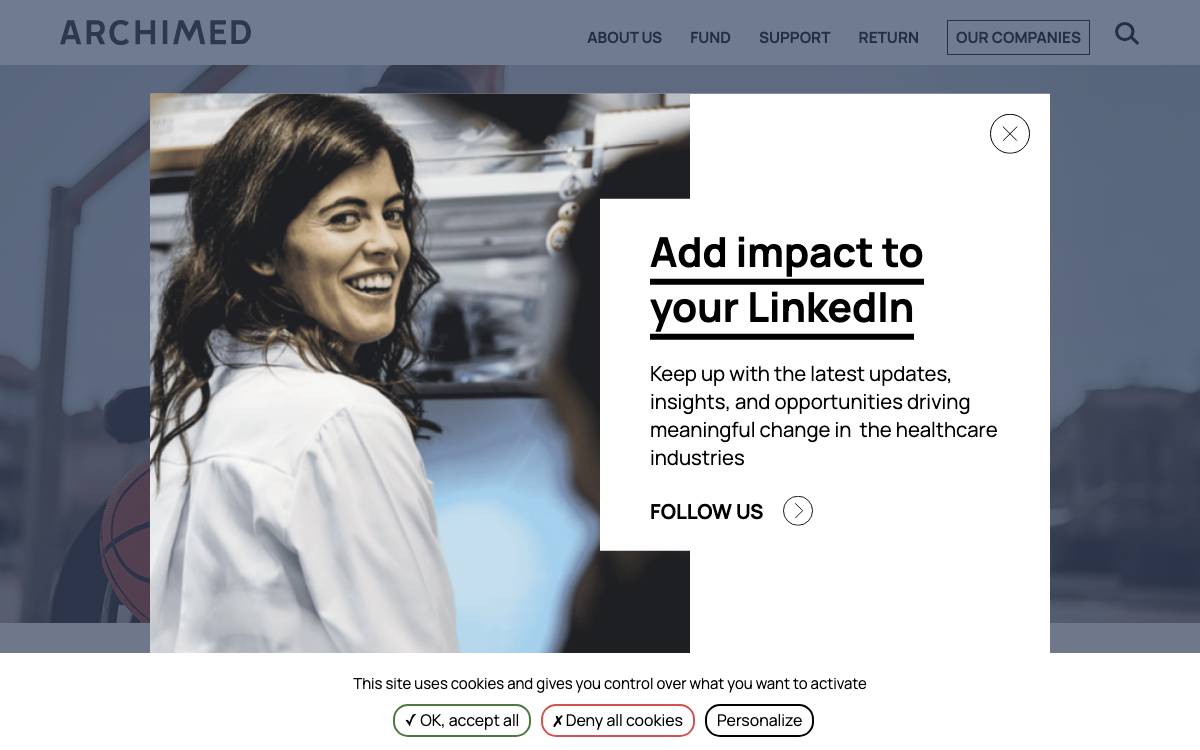 ARCHIMED Japan website preview