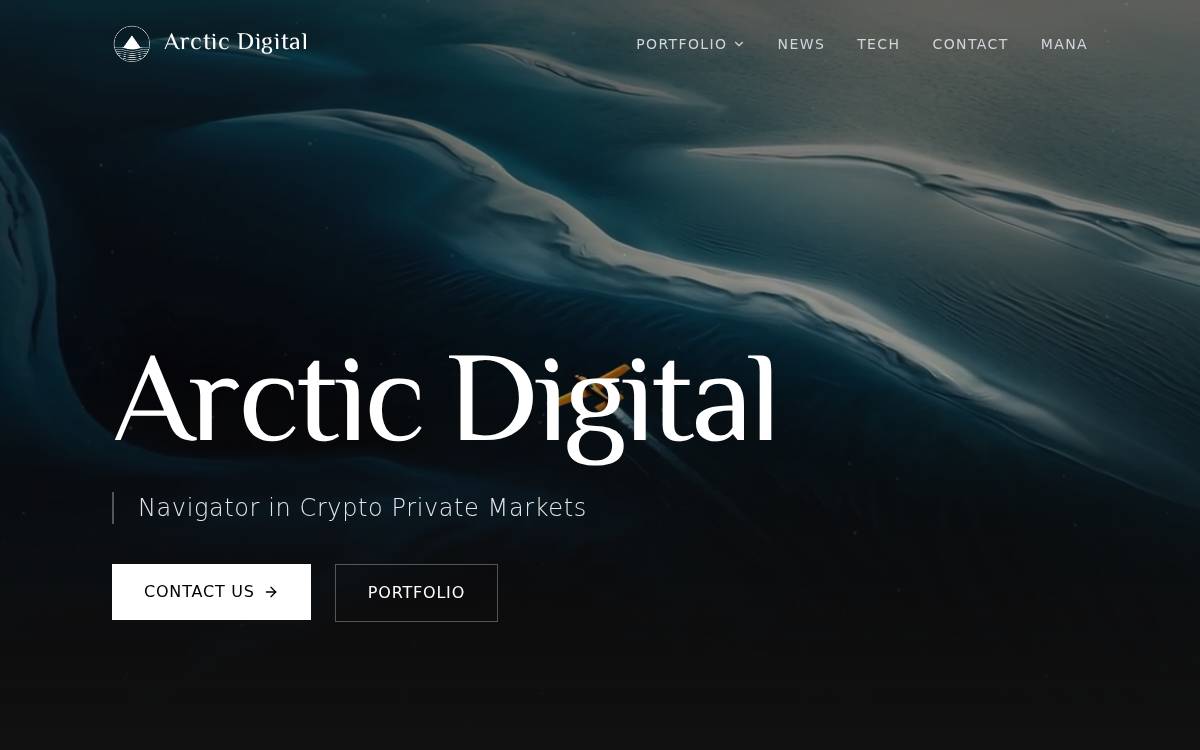 Arctic Digital website preview
