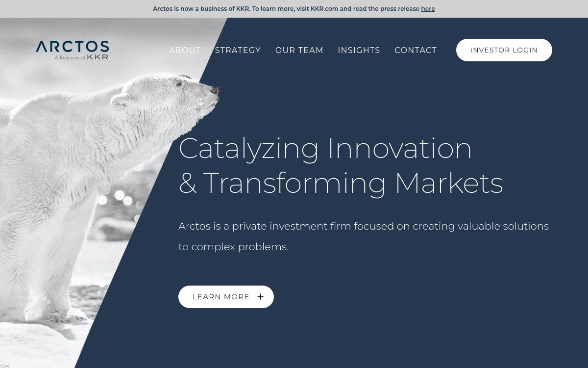 Arctos website preview