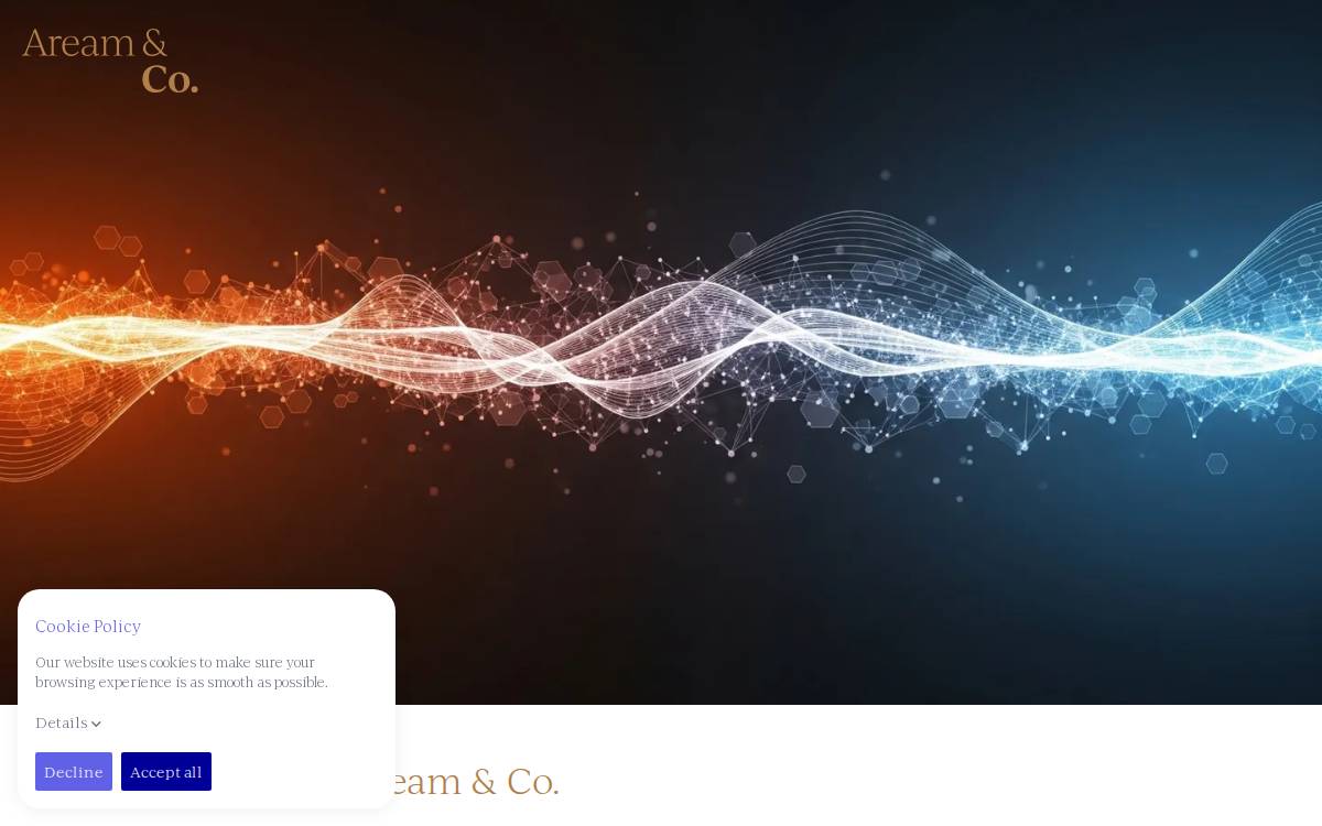 Aream & Co. website preview