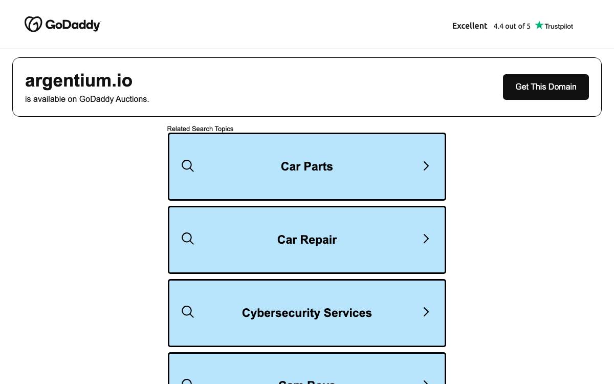 Argentium website preview