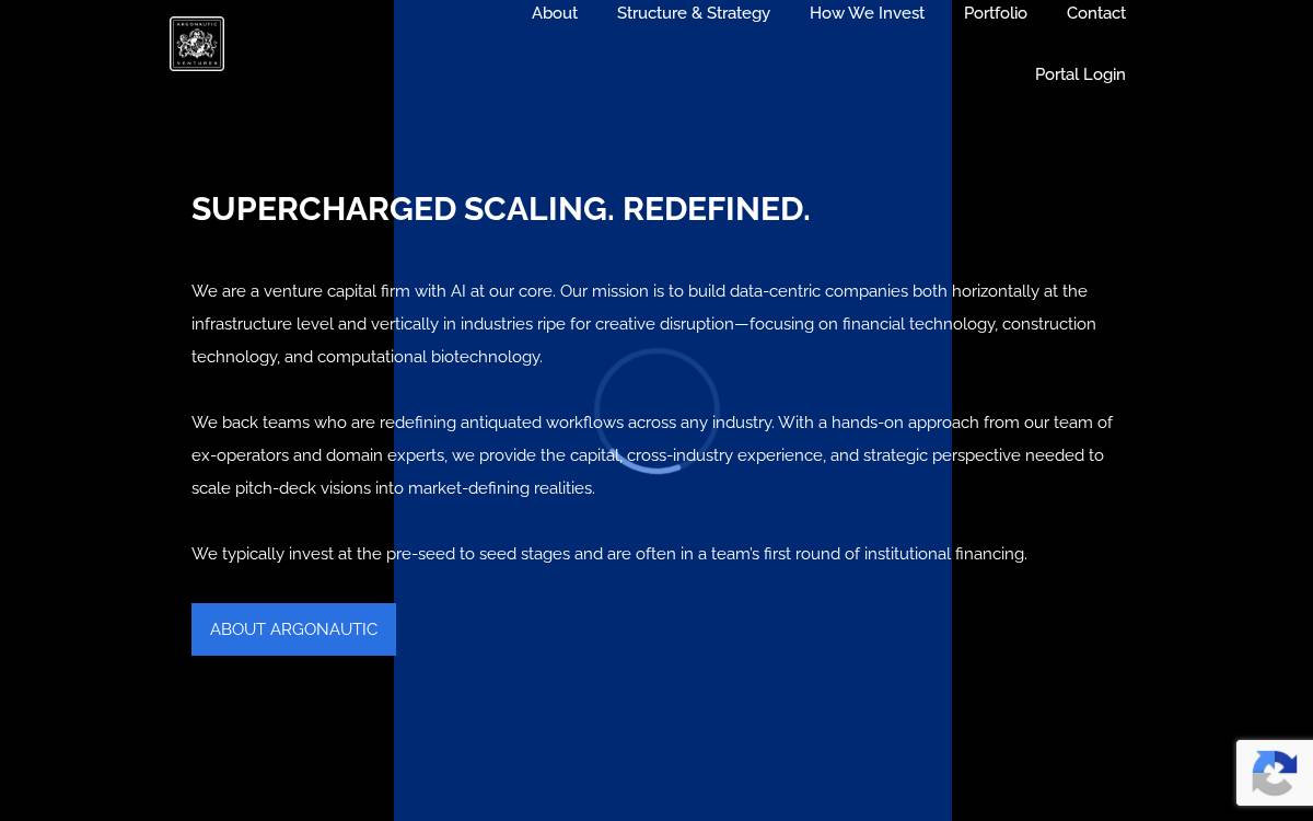 Argonautic Ventures website preview