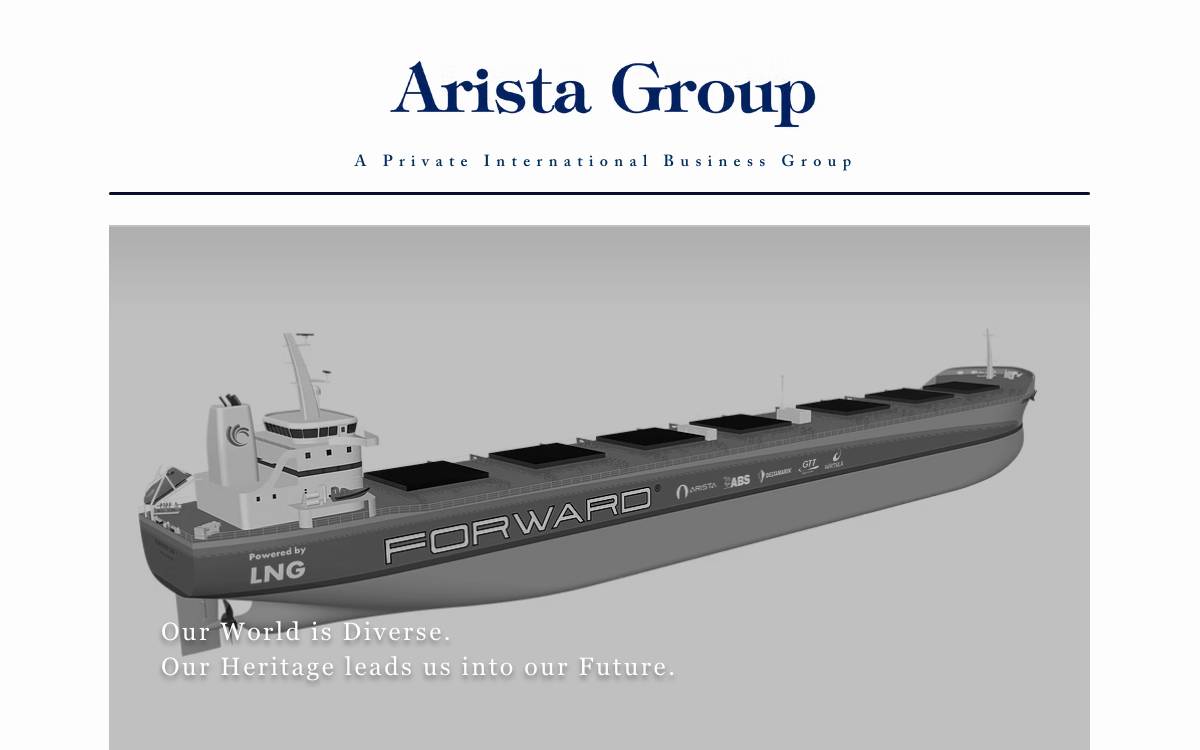 ARISTA Group website preview